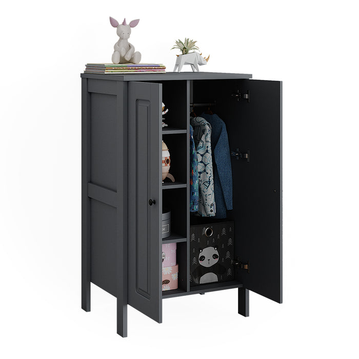 Vitalispa Guardaroba per bambini Grigio 70 x 120.6 cm