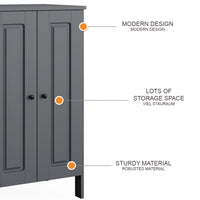 Vitalispa Guardaroba per bambini Grigio 70 x 120.6 cm