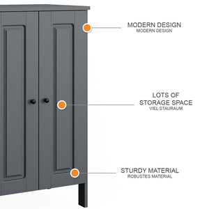 Vitalispa Guardaroba per bambini Grigio 70 x 120.6 cm