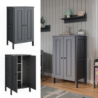 Vitalispa Guardaroba per bambini Grigio 70 x 120.6 cm