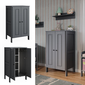 Vitalispa Guardaroba per bambini Grigio 70 x 120.6 cm