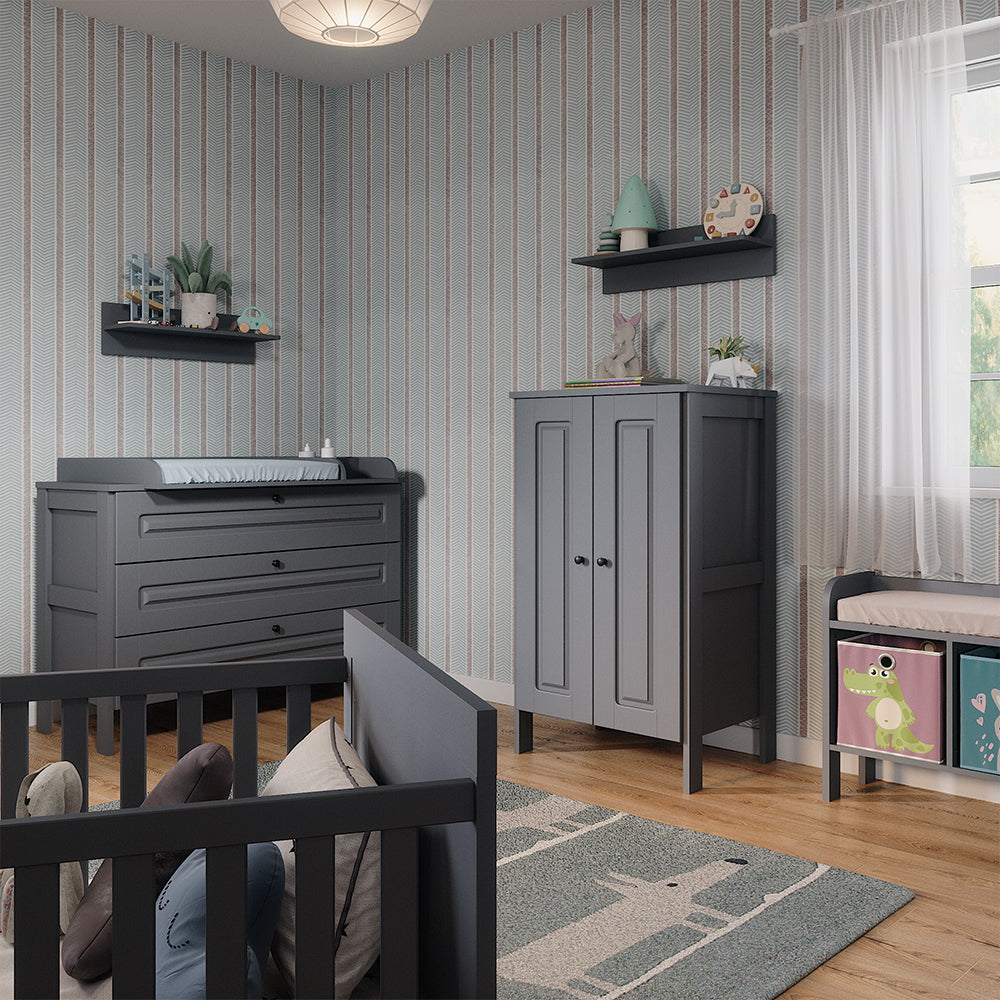 Vitalispa Guardaroba per bambini Grigio 70 x 120.6 cm