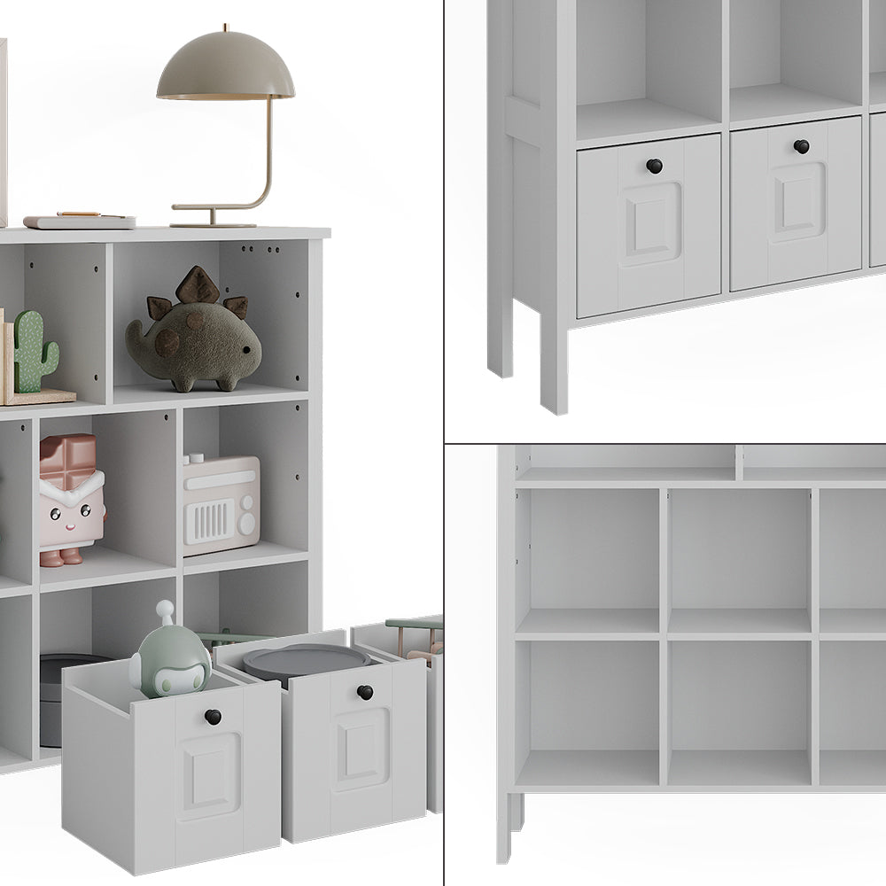 Vitalispa Libreria bambini Bianco 103.6 x 113.4 cm