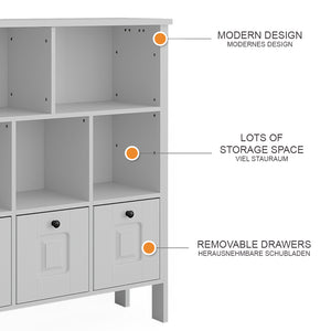 Vitalispa Libreria bambini Bianco 103.6 x 113.4 cm