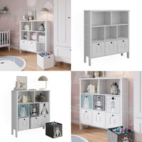 Vitalispa Libreria bambini Bianco 103.6 x 113.4 cm