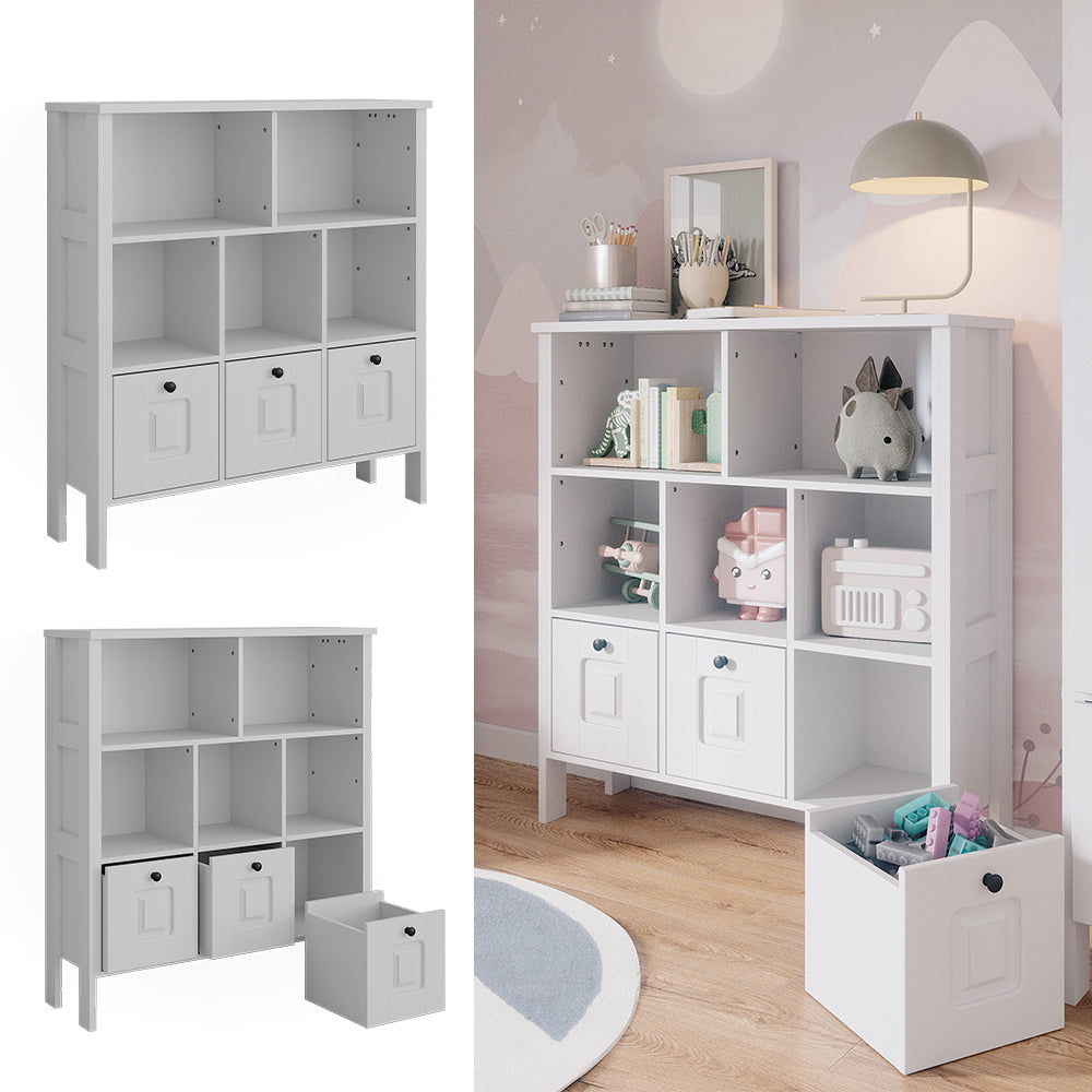 Vitalispa Libreria bambini Bianco 103.6 x 113.4 cm