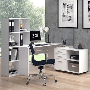 Vicco Piedistalli mobili Bianco 40 x 80 cm con 3 cassetti