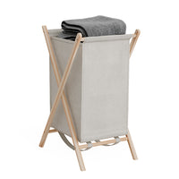 Vicco Cesto per la biancheria Beige 40 x 64 cm