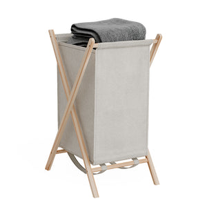 Vicco Cesto per la biancheria Beige 40 x 64 cm