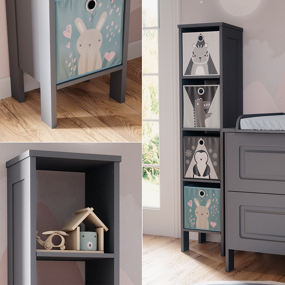 Vitalispa Scaffale per bambini Grigio 35.2 x 159.5 cm