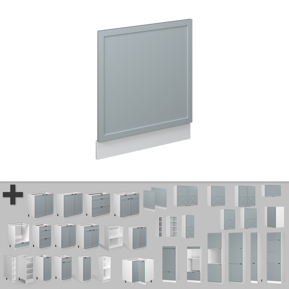 Vicco Pannello frontale Blu-grigio chiaro 60 cm , PL Antracite
