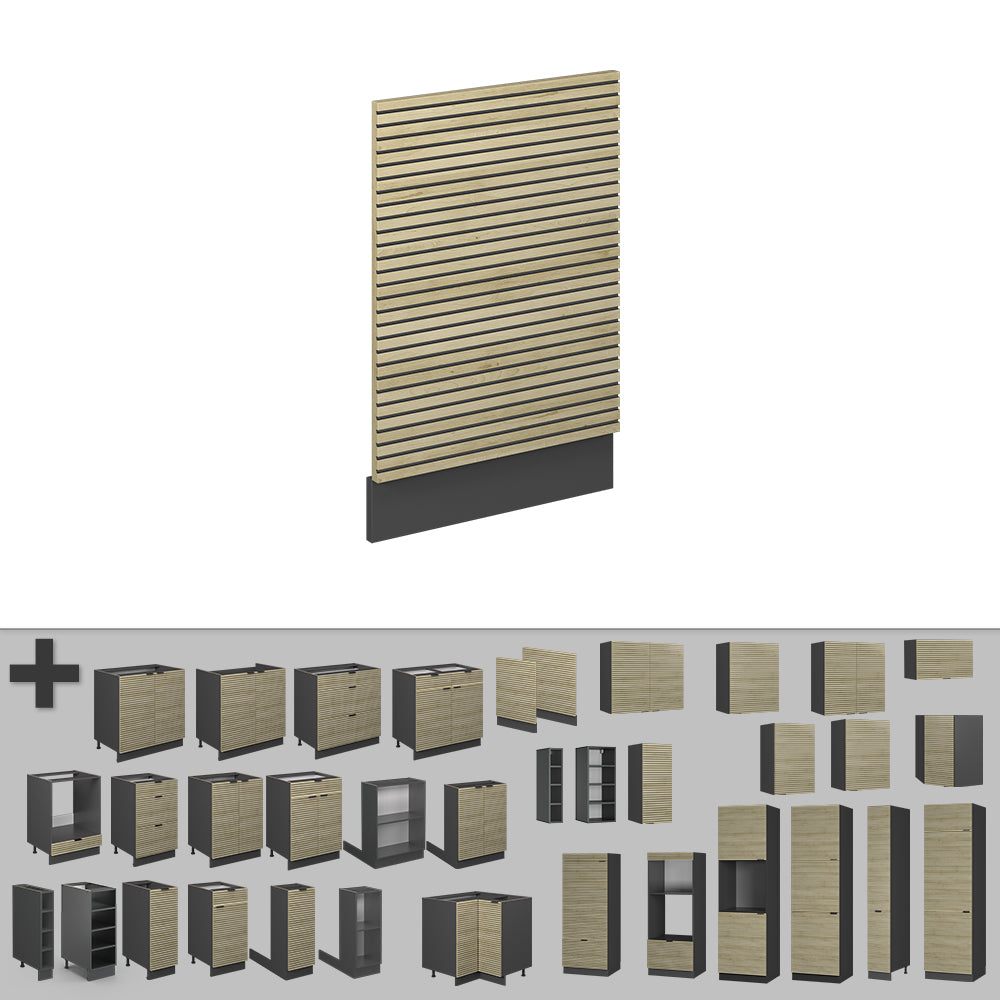 Vicco Pannello frontale Pannello in quercia 45 cm , PL Marmo