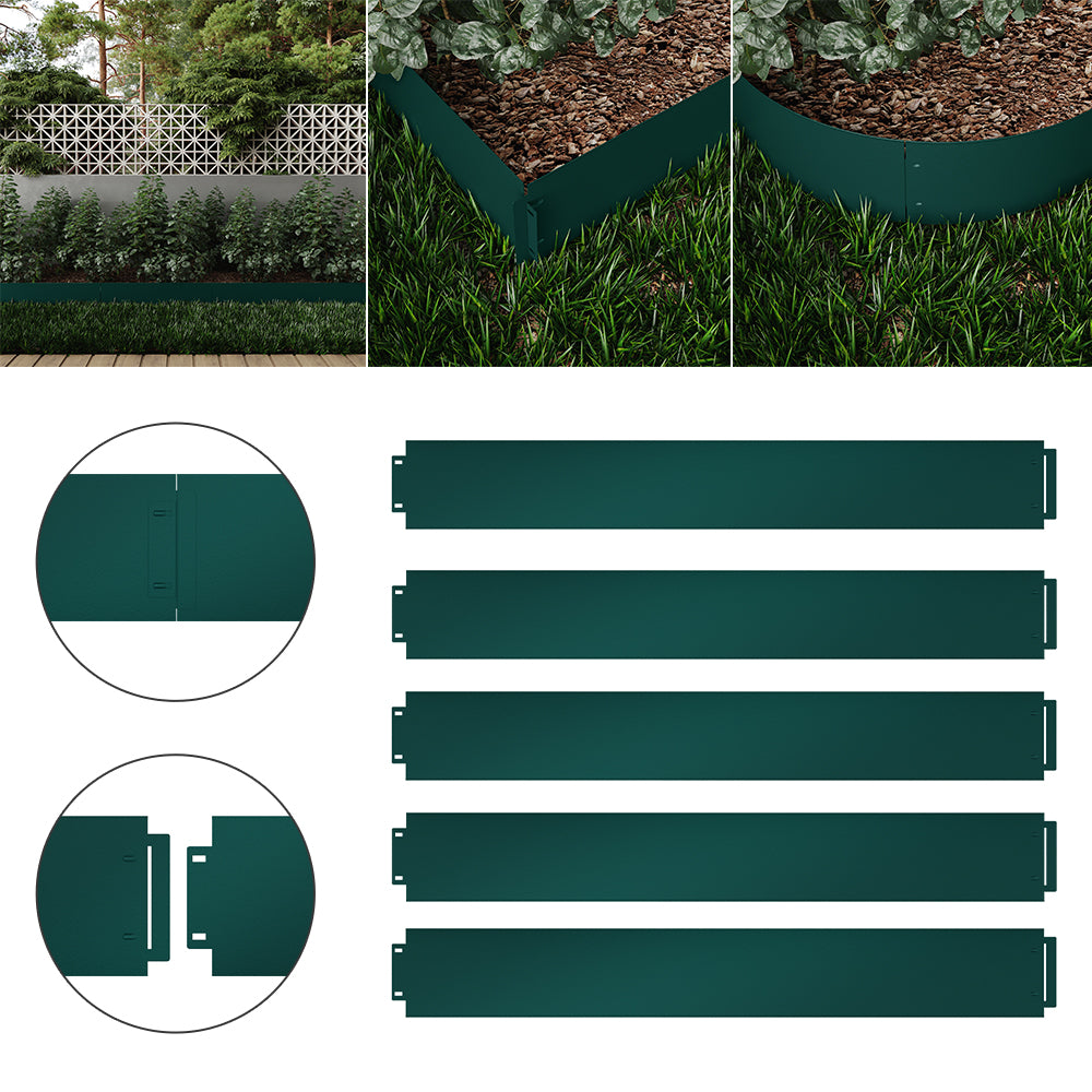 Serina Bordo del prato Verde 100 x 14 cm 5 metri