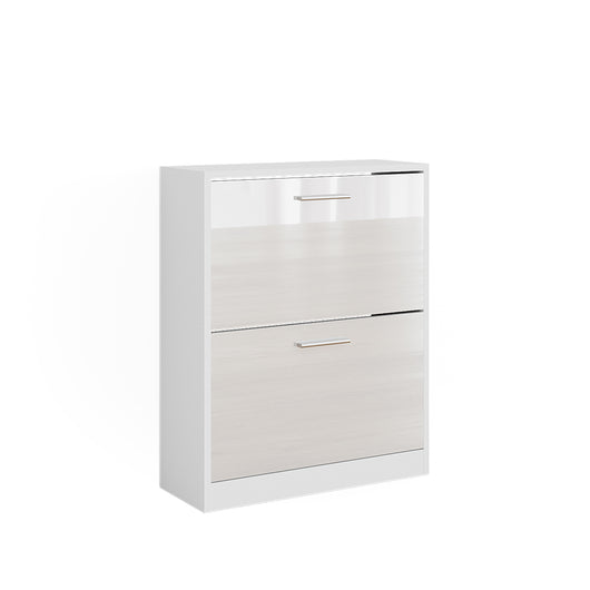 Vicco Mobile porta scarpe Bianco lucido 59 x 72.5 cm 2 scomparti