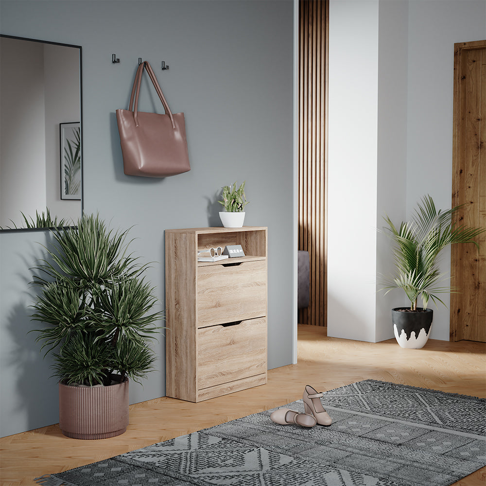 Vicco Scarpiera Sonoma 59 x 89.5 cm con 2 scomparti