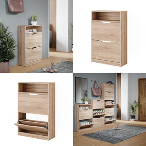 Vicco Scarpiera Sonoma 59 x 89.5 cm con 2 scomparti