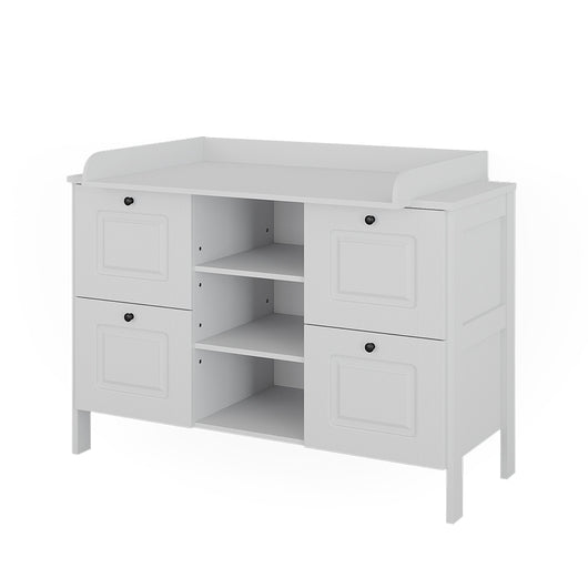 Vitalispa Fasciatoio Bianco 133 x 98.4 cm con 4 cassetti