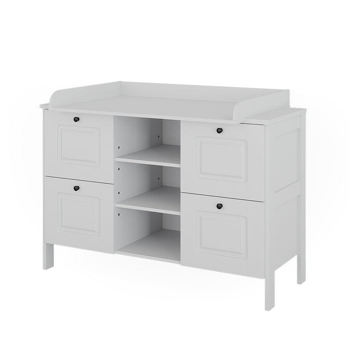 Vitalispa Fasciatoio Bianco 133 x 98.4 cm con 4 cassetti