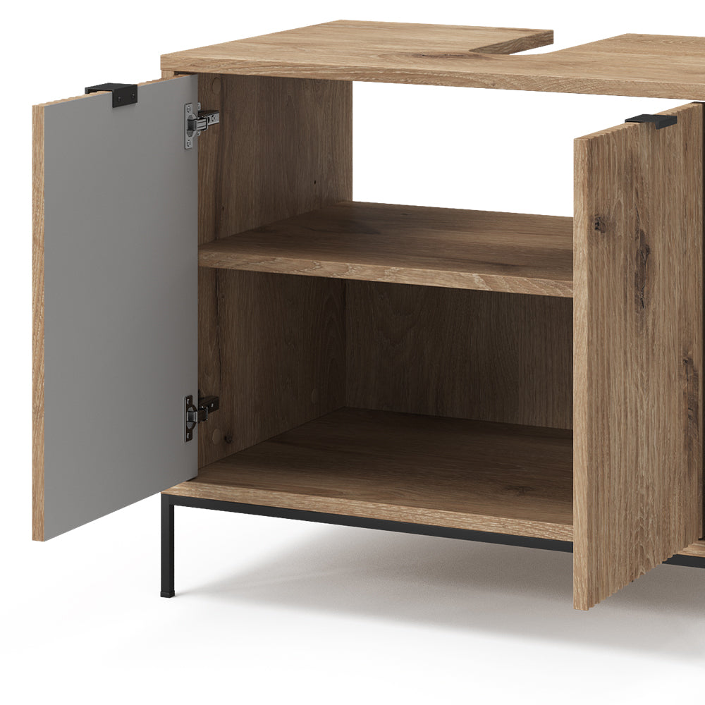 Vicco Mobiletto Quercia vichinga 70 x 63 cm con 2 porte