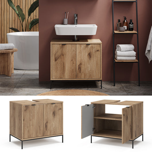 Vicco Mobiletto Quercia vichinga 70 x 63 cm con 2 porte