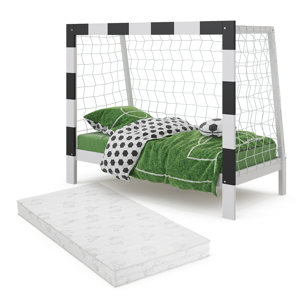 Vitalispa Letto per bambini Bianco 80x160 cm con materasso