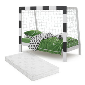 Vitalispa Letto per bambini Bianco 80x160 cm con materasso