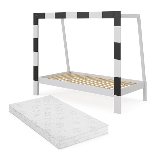 Vitalispa Letto per bambini Bianco 80x160 cm con materasso