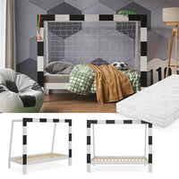 Vitalispa Letto per bambini Bianco 80x160 cm con materasso