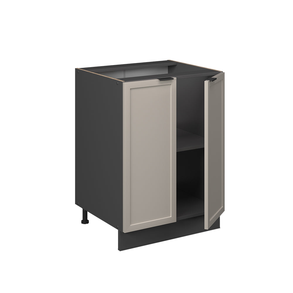 Vicco Mobiletto base cucina GrigioBeige 60 cm , PL Marmo