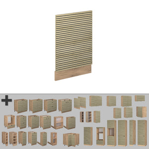 Vicco Pannello frontale Pannello in quercia 45 cm senza piano di lavoro