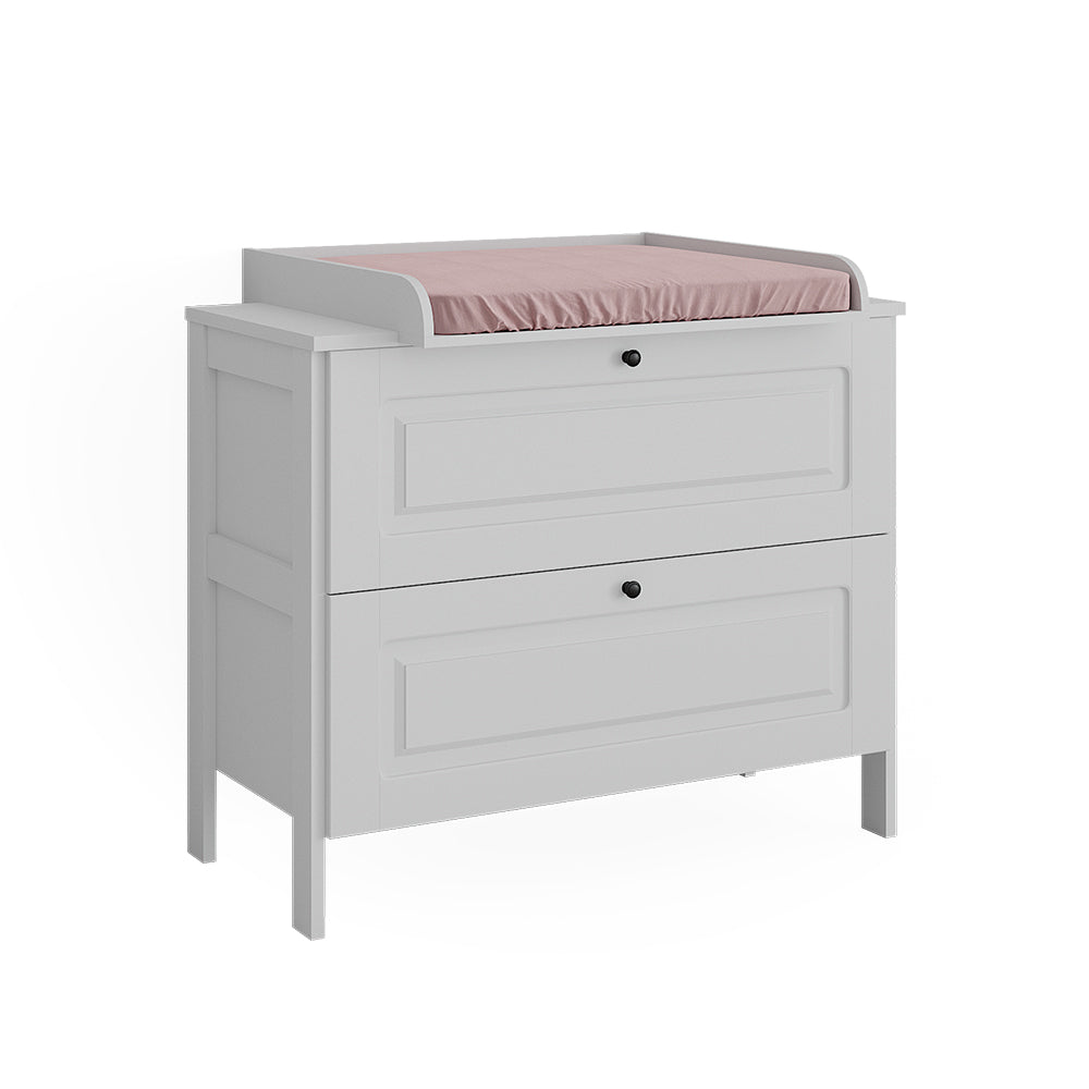 Vitalispa Fasciatoio Bianco 108 x 98 cm con 2 cassetti