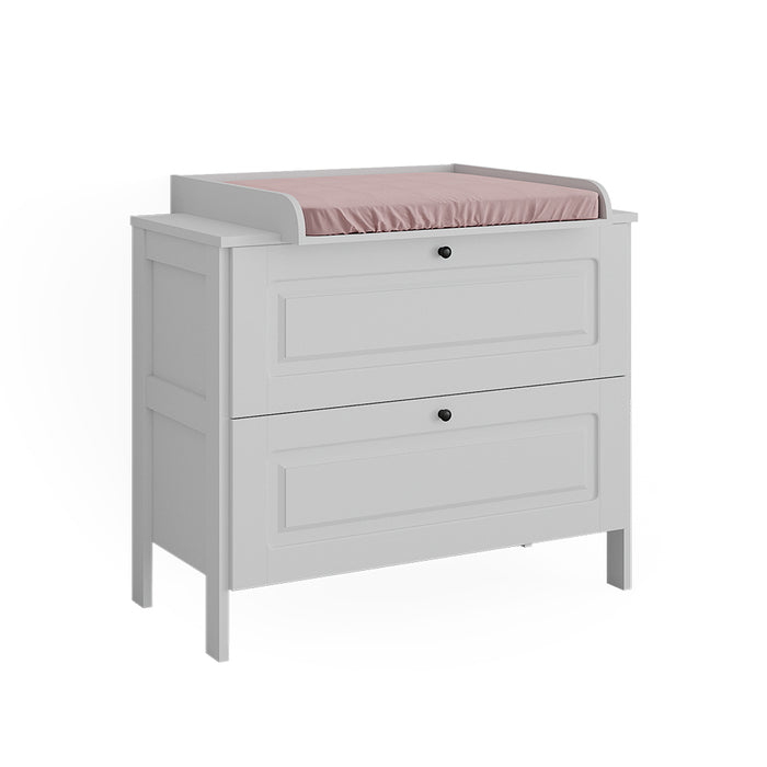 Vitalispa Fasciatoio Bianco 108 x 98 cm con 2 cassetti