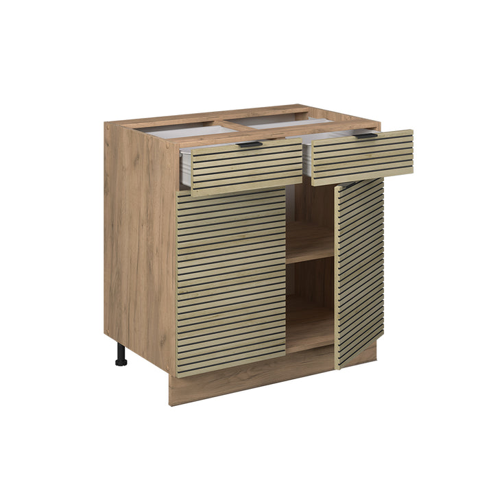 Vicco Basi  Pannello in quercia 80 cm senza piano di lavoro