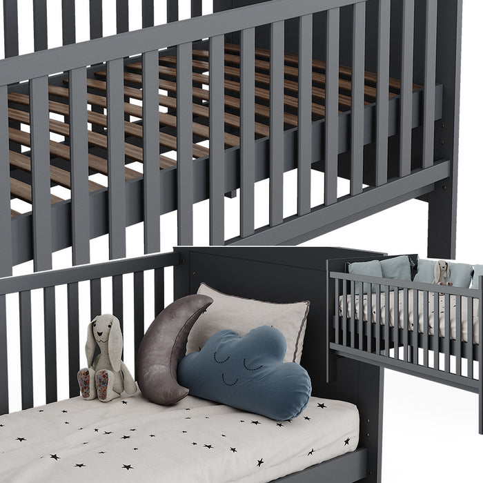 Vitalispa Lettino per bambini Grigio 144.4 x 83 cm