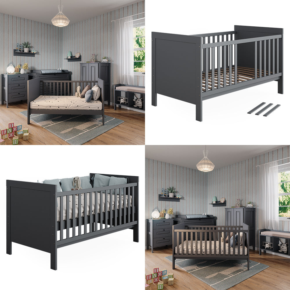 Vitalispa Lettino per bambini Grigio 144.4 x 83 cm