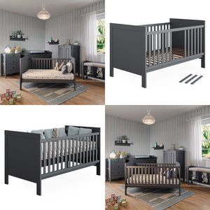 Vitalispa Lettino per bambini Grigio 144.4 x 83 cm