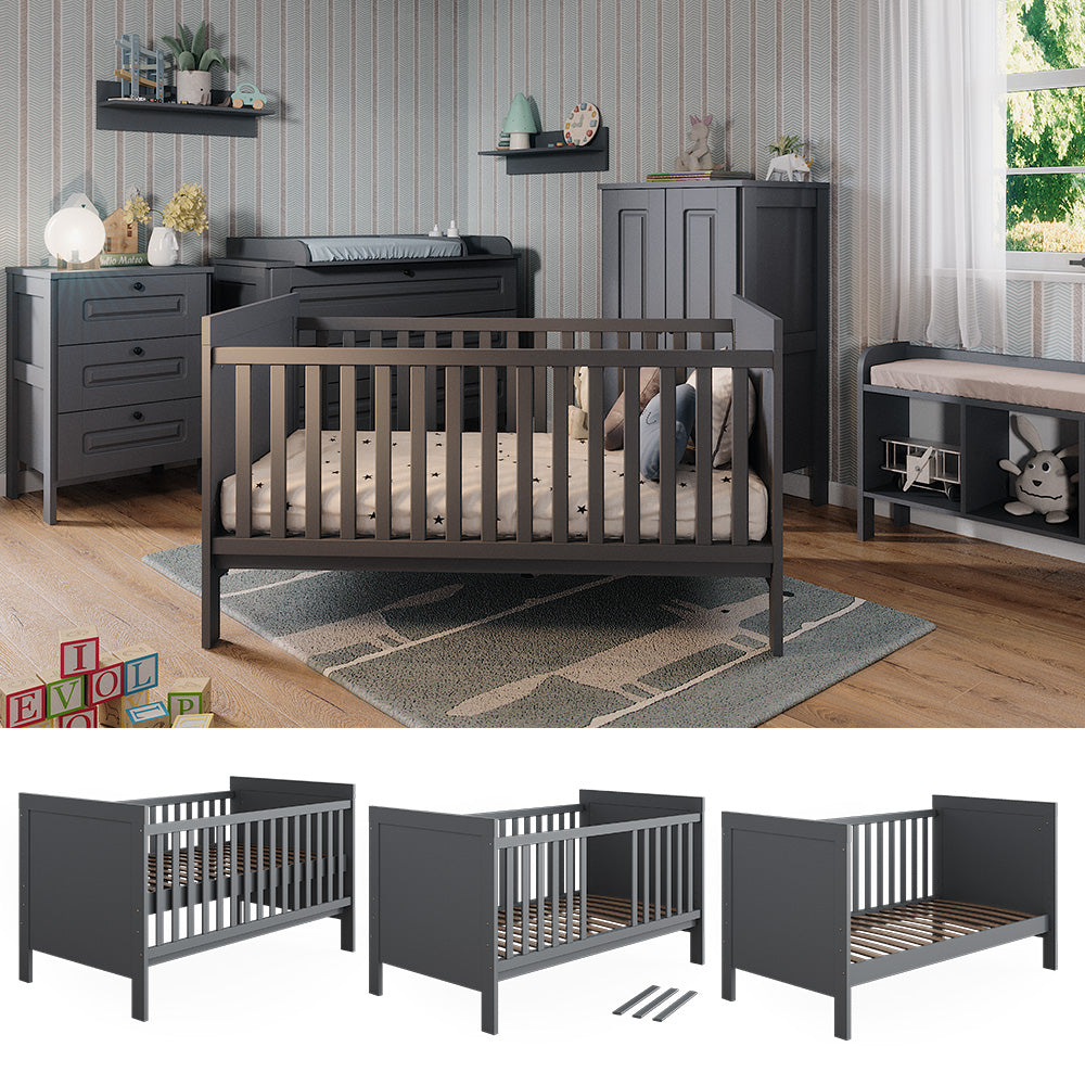 Vitalispa Lettino per bambini Grigio 144.4 x 83 cm