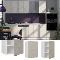 Vicco Pensile da cucina GrigioBeige 50 cm