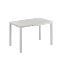 Vicco Tavolo da pranzo Bianco 120 x 70 cm Estensibile