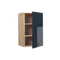 Vicco Armadi da cucina Blu scuro lucido 45 cm
