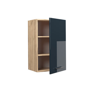 Vicco Armadi da cucina Blu scuro lucido 45 cm