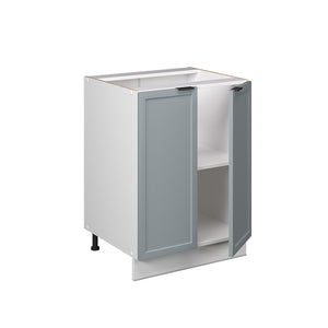 Vicco Mobiletto base cucina Blu-grigio chiaro 60 cm , PL Rovere