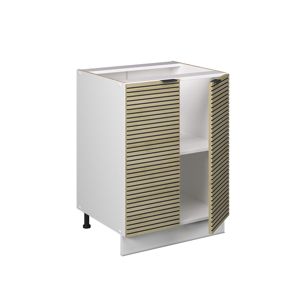 Vicco Mobiletto base cucina Pannello in quercia 60 cm , PL Antracite