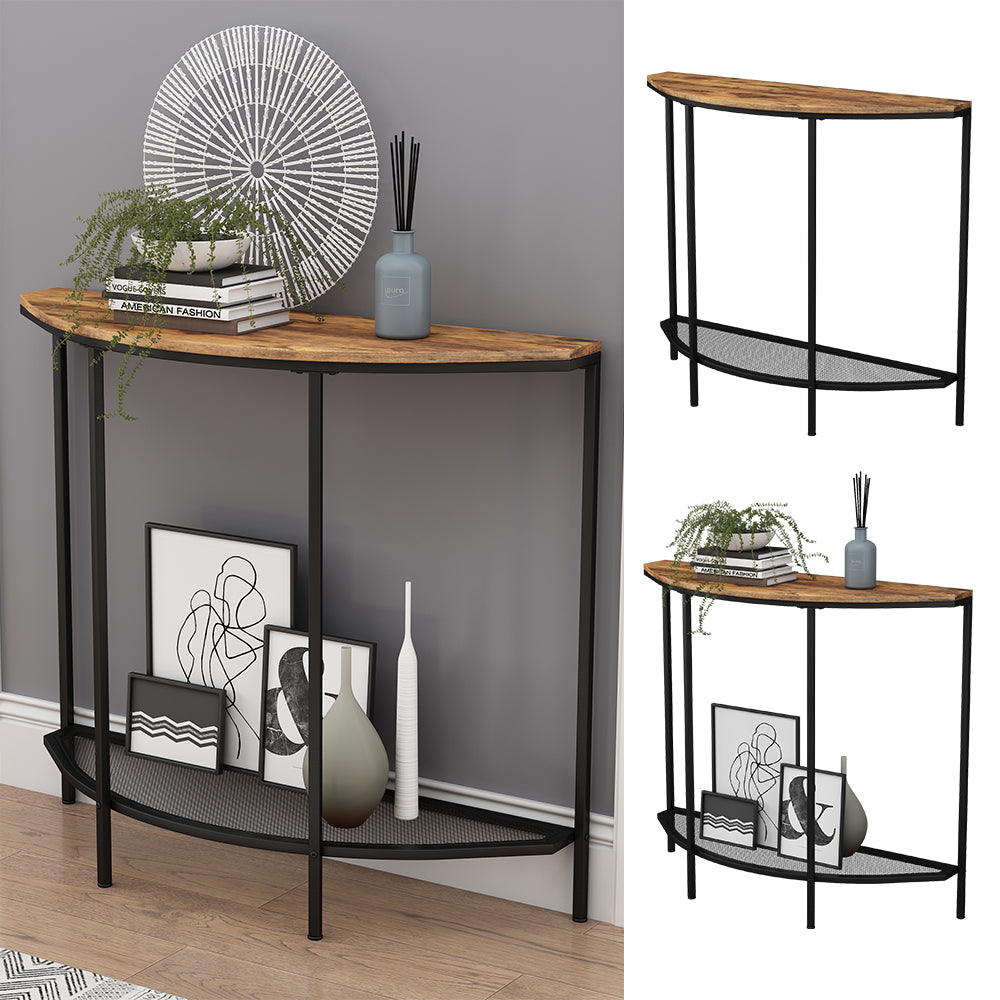 Vicco Tavolo consolle Rovere rustico 92 x 81.5 cm con un ripiano aperto