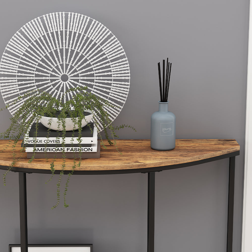 Vicco Tavolo consolle Rovere rustico 92 x 81.5 cm con un ripiano aperto