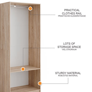 Vicco Armadio Sonoma 80 x 200 cm