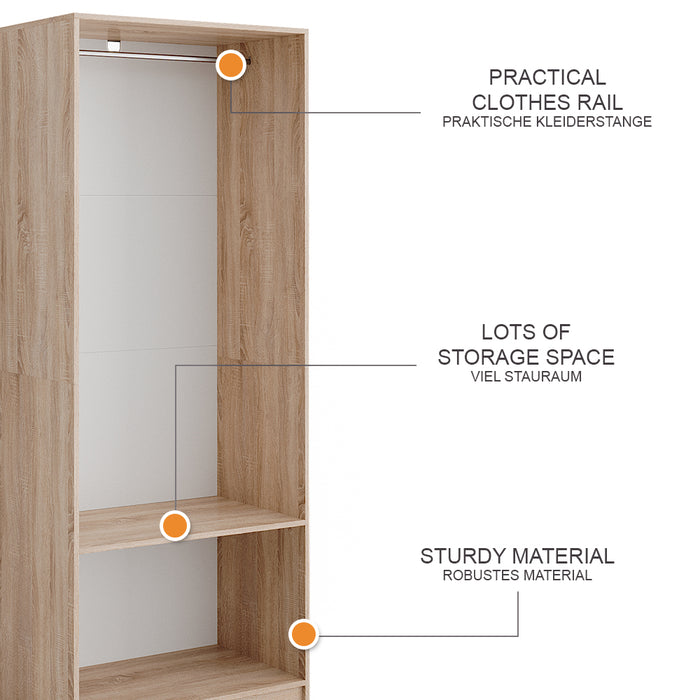 Vicco Armadio Sonoma 80 x 200 cm