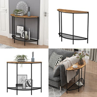 Vicco Tavolo consolle Rovere rustico 92 x 81.5 cm con un ripiano aperto