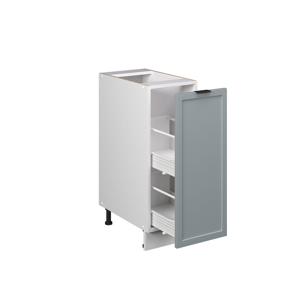 Vicco Armadio cucina dispensa alto Blu-grigio chiaro 30 cm , PL Antracite