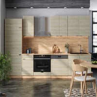 Vicco Cucina componibile Pannello in rovere/rovere goldkraft 300 cm , PL Rovere